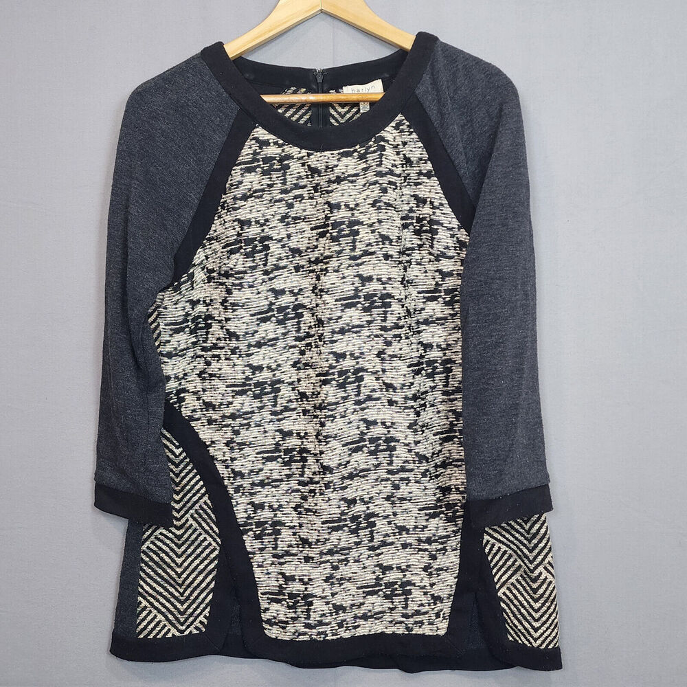Anthropologie Harlyn Womens Adelaide Knit Pullover Tunic Sweater Sz Small‎